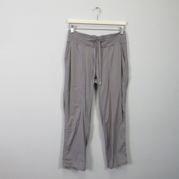 Lululemon Dance Studio Crop II Unlined 20" Women 6 Gray Jogger Pants Travel 240 - Picture 1 of 13